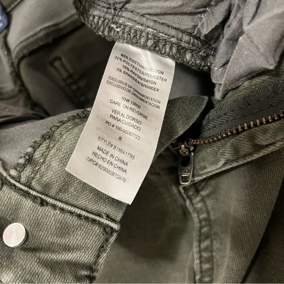 Democracy Flexellent Green Denim Jeans Size 8 - Picture 5 of 6